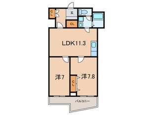 KT-2ビルの物件間取画像